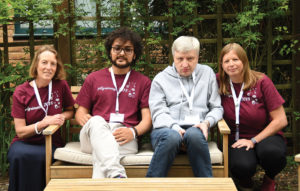 Staff from L’Arche Kent with MLD sufferer Scott Clark