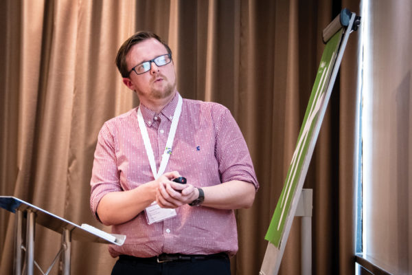 Daniel Erskine speaking at the MLD Support Association UK 2023 Conference