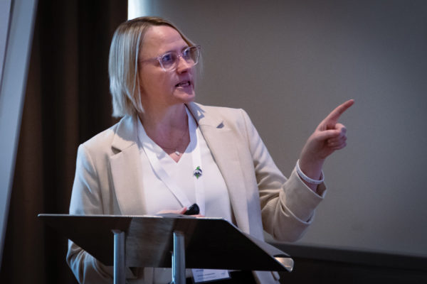 Donna Parker speaking at the MLD Support Association UK 2023 Conference