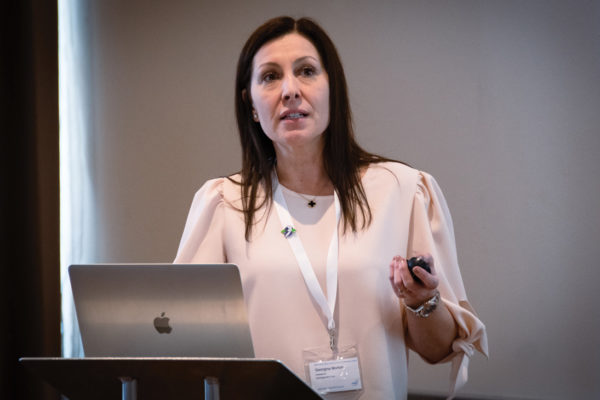 Georgina Morton speaking at the MLD Support Association UK 2023 Conference