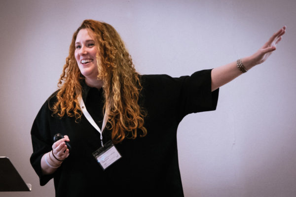 Katie Snell speaking at the MLD Support Association UK 2023 Conference