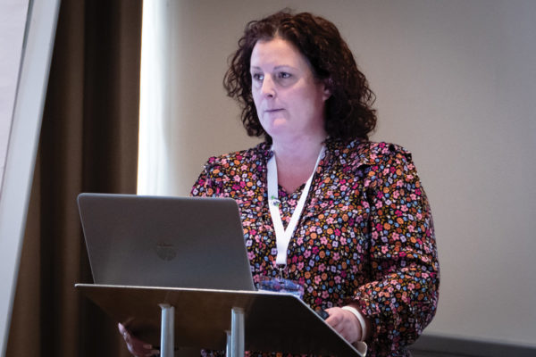 Sophie Thomas speaking at the MLD Support Association UK 2023 Conference