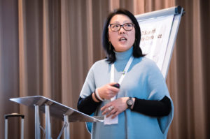 Teresa Wu speaking at the MLD Support Association UK 2023 Conference