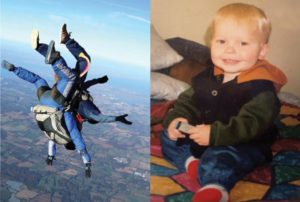 Niamh Hitchman Skydive for MLD Support Association UK